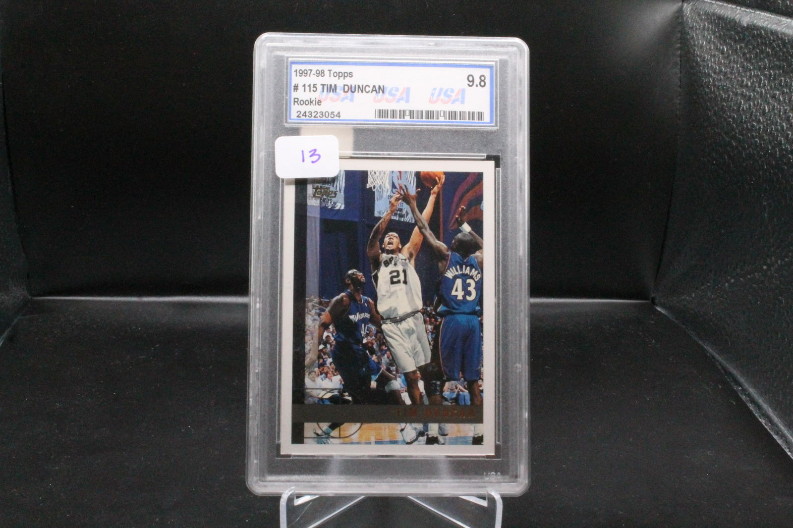 Tim Duncan Rookie Topps 9.8 (1 of 1)