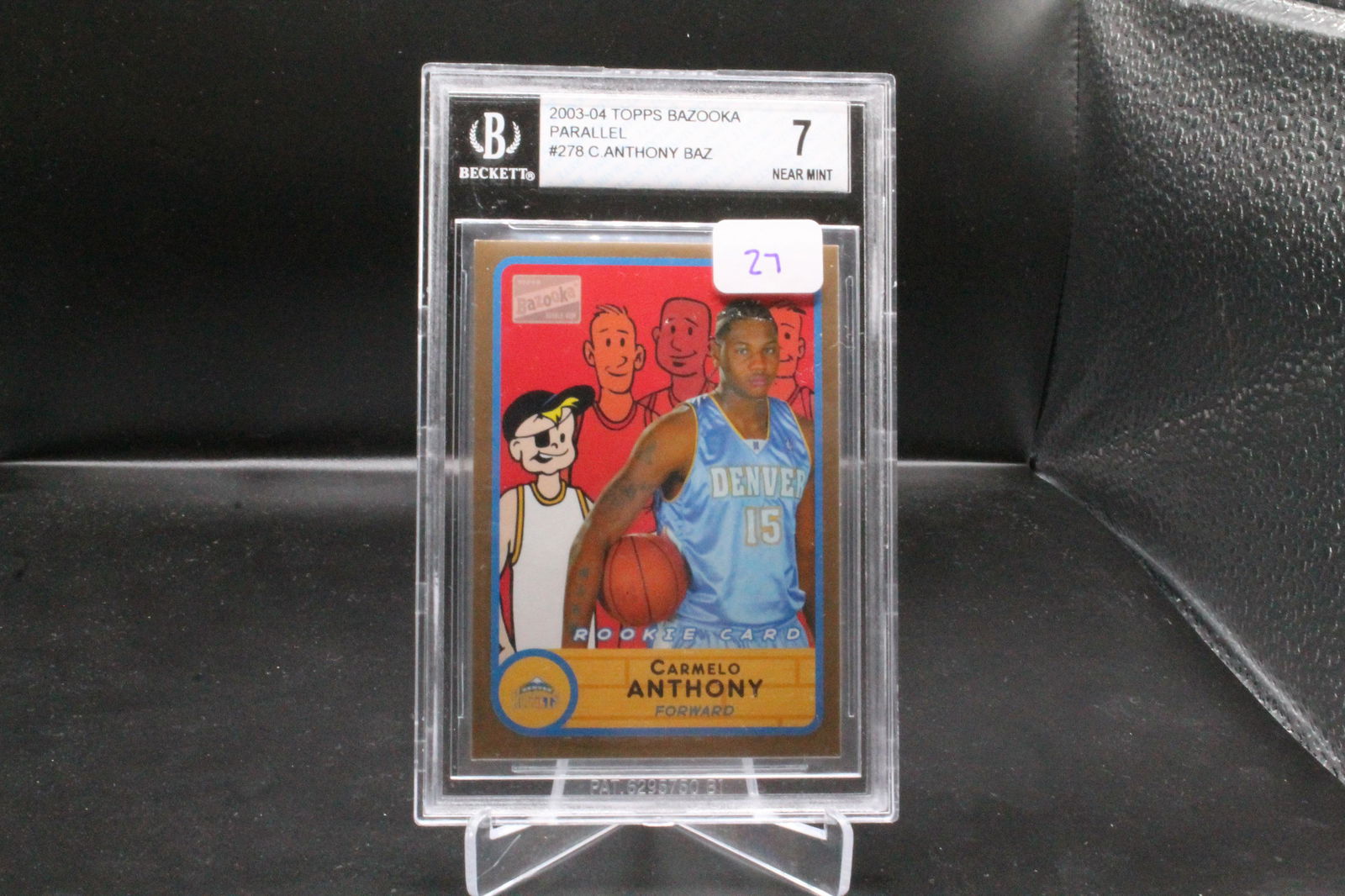 Carmelo Anthony Topps Bazooka BGS 7 (1 of 1)