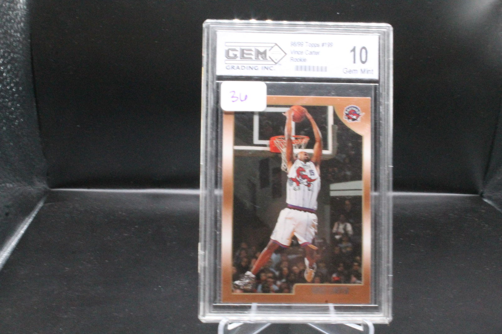 Vince Carter Topps Rookie Gem 10 (1 of 1)