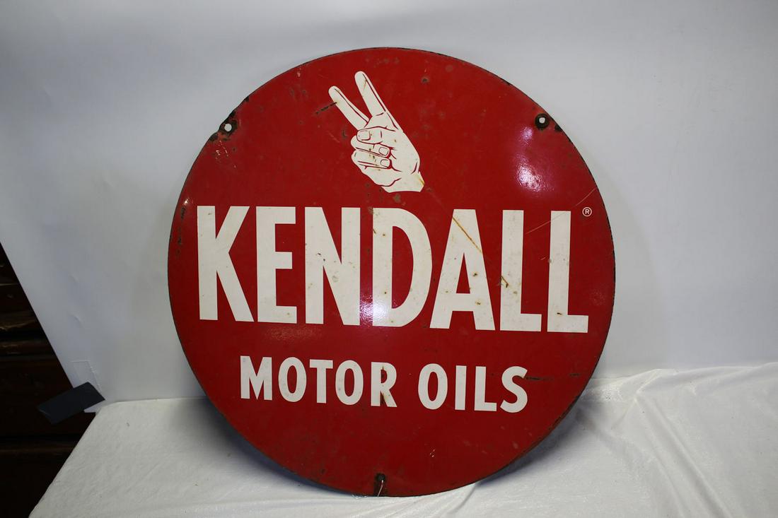 Kendall Motor Oil DST 24" round (1 of 2)