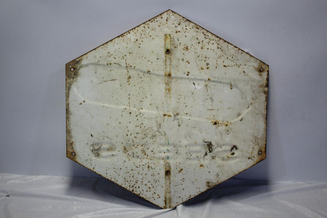 Super Crost corn sign SST EMB 23.5" hexagon shaped: Super Crost corn sign SST EMB 23.5" hexagon shaped