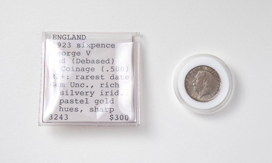 1923 Great Britain 6 Pence- UNC! (1 of 4)