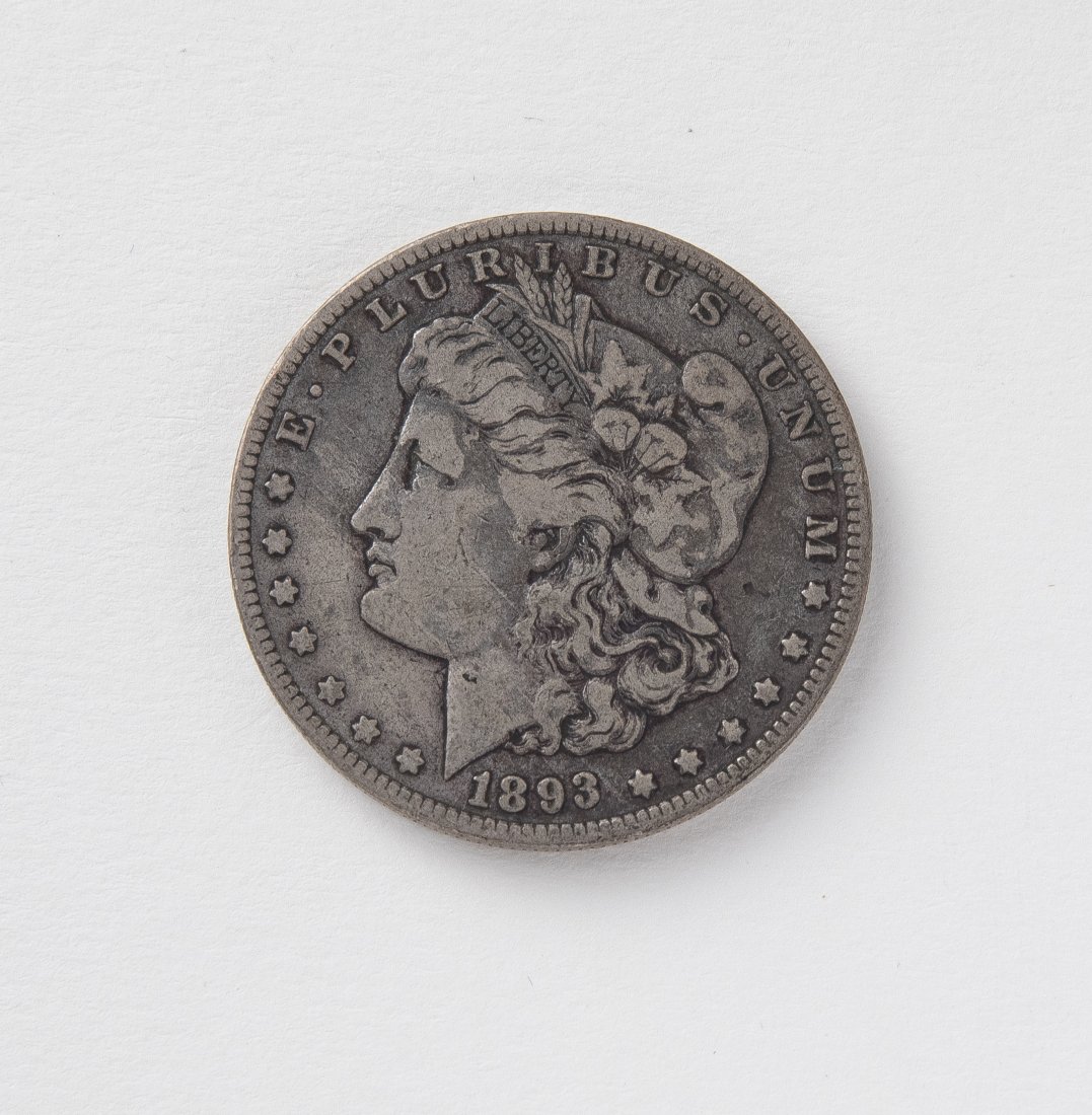 1893-O United States Morgan Silver Dollar (1 of 2)