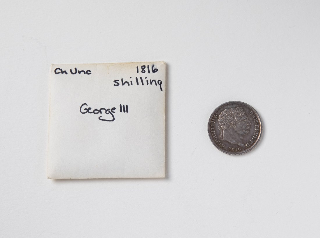 1816 Great Britain George III 1 Shilling, UNC Ex Coin Galleries (1 of 3)