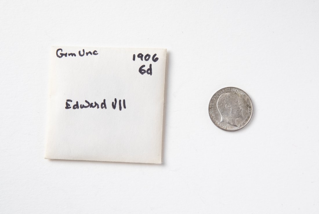 1906 Great Britain 6 Pence, UNC Ex Bruce Lorich (1 of 3)