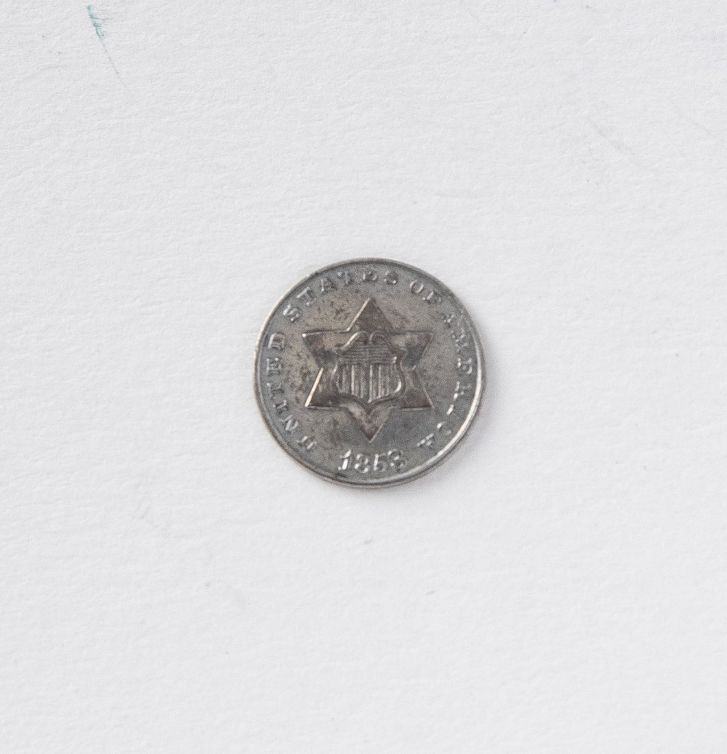 1853 United States 3 Cent Silver (1 of 2)