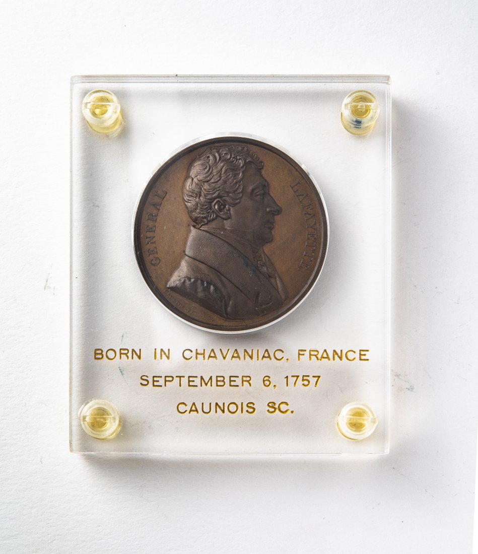 1824 General Lafayette American & French Bronze Medal- UNC! (1 of 2)