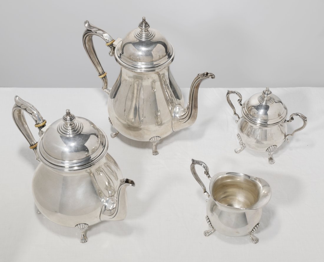 Fisher Sterling Silver Tea & Coffee Service (1 of 3)