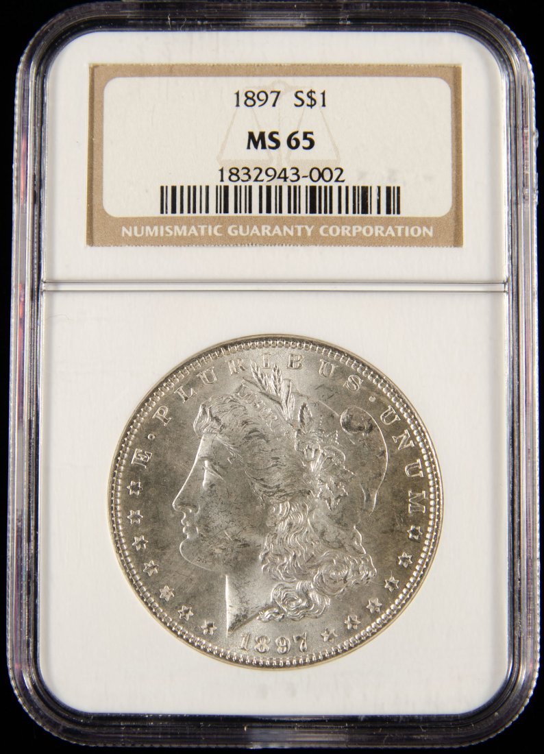1897 United States Morgan Silver Dollar NGC MS65 (1 of 5)