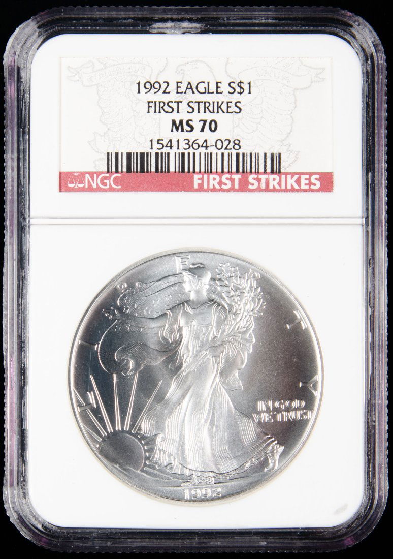 1992 United States 1oz Silver Eagle NGC MS70 (1 of 3)