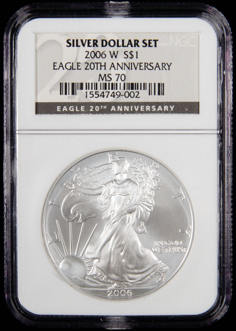 2006-W United States 1oz Silver Eagle NGC MS70 (1 of 3)