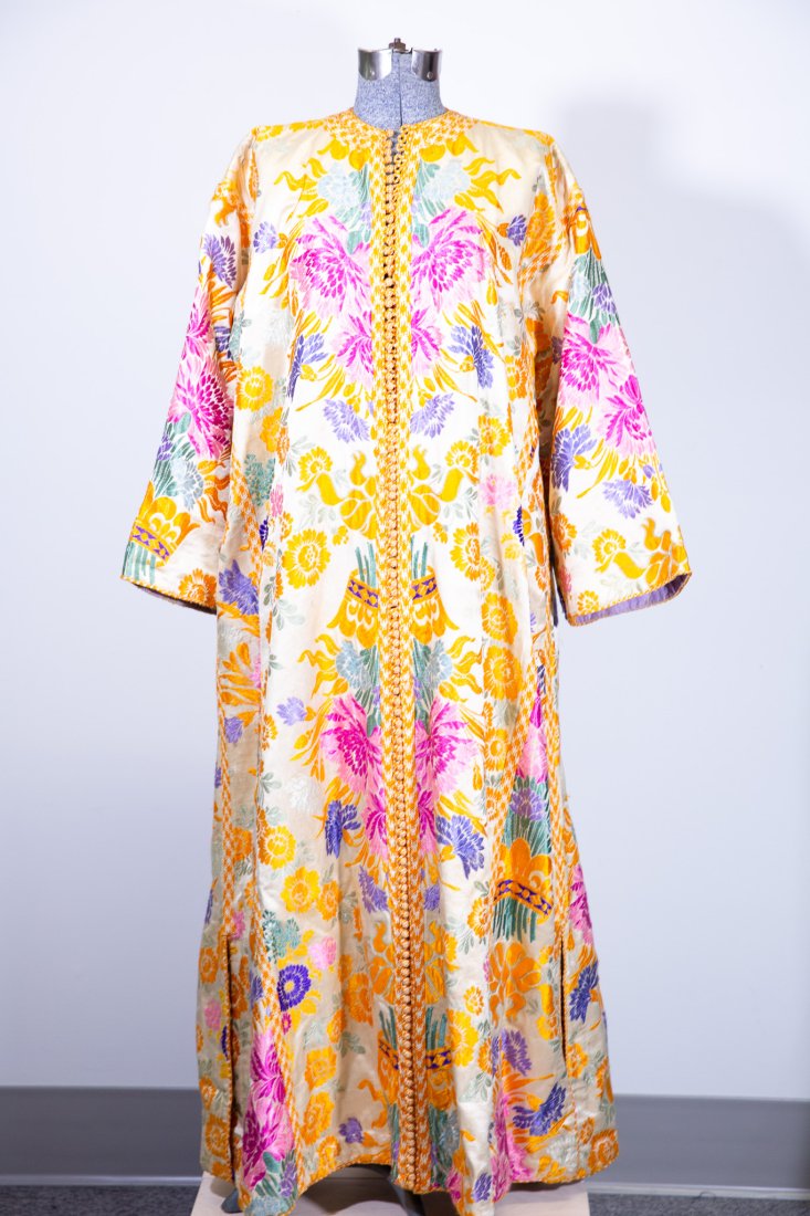 Vintage Custom Silk Embroidered Caftan (1 of 4)