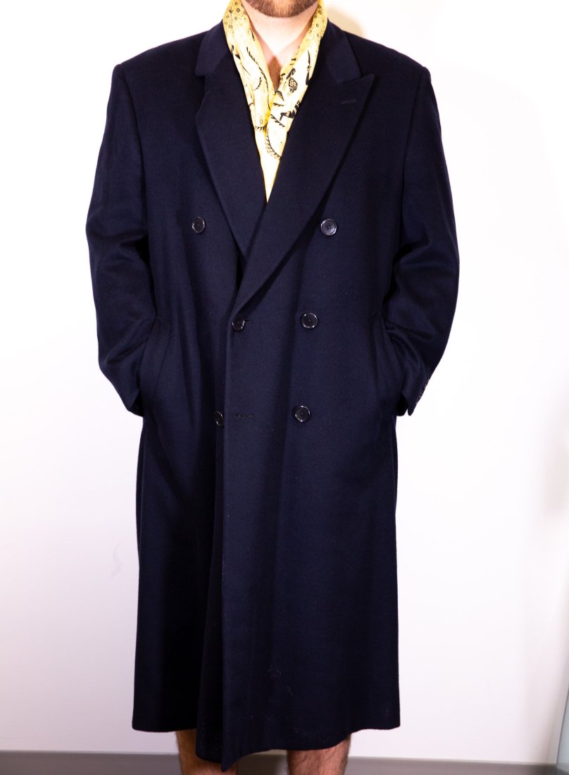 Men's Loro Piana Cashmere Navy Blue (1 of 5)