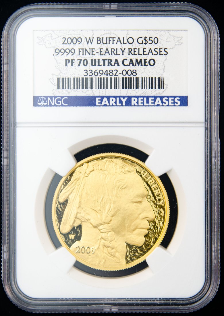 2009-W United States $50 Gold Buffalo Proof 1oz NGC PF70 Ultra Cameo (1 of 3)