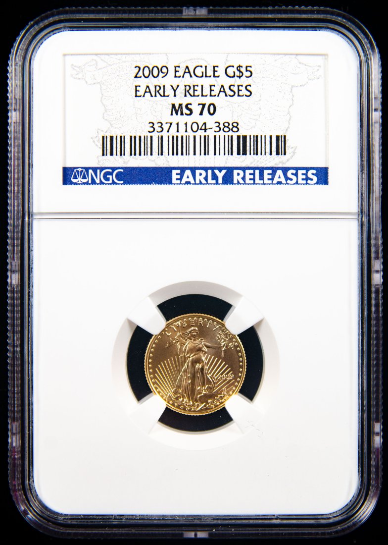 2009 United States $5 Gold Eagle 1/10oz NGC MS70 (1 of 3)