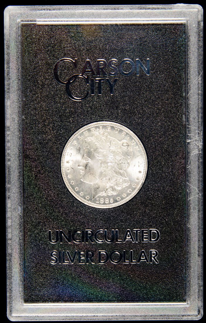 1885-CC United States Carson City Silver Dollar - GSA UNC (1 of 3)