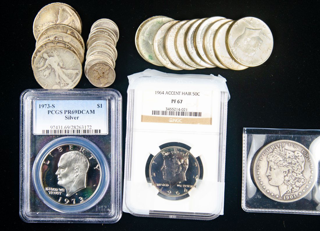 Misc. United States Silver Coin Grouping(90 & 40% Silver) (1 of 2)