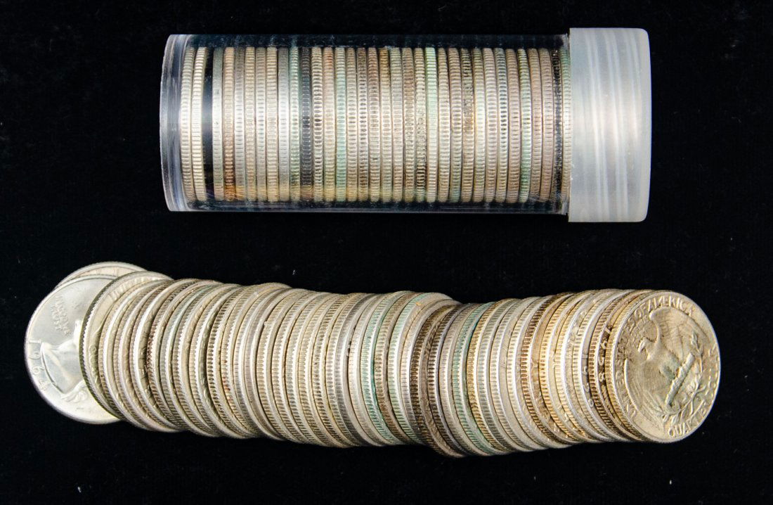 $20 Face Value United States 90% Silver Washington Quarters (1 of 1)