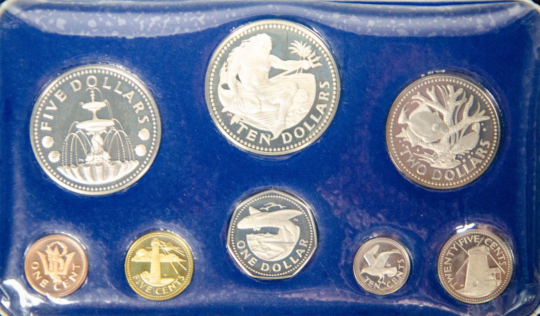 1973 First National Coinage of Barbados Proof Set in Packaging (1 of 2)