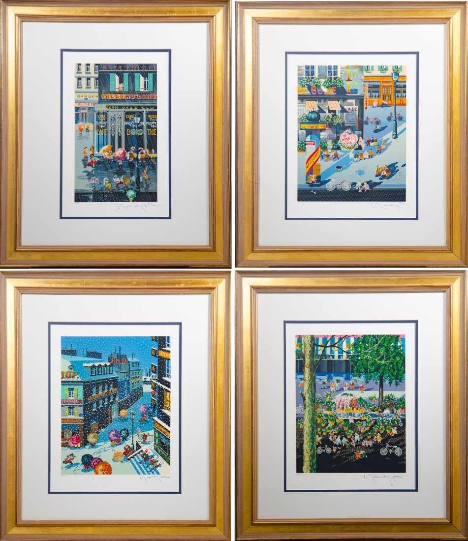 Hiro Yamagata (American, 1836-1924) "Four Seasons Suite" Serigraph (1 of 16)