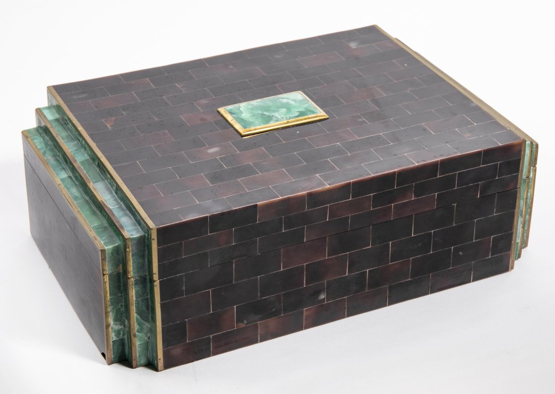 Maitland Smith Tessellated Shell Box (1 of 3)