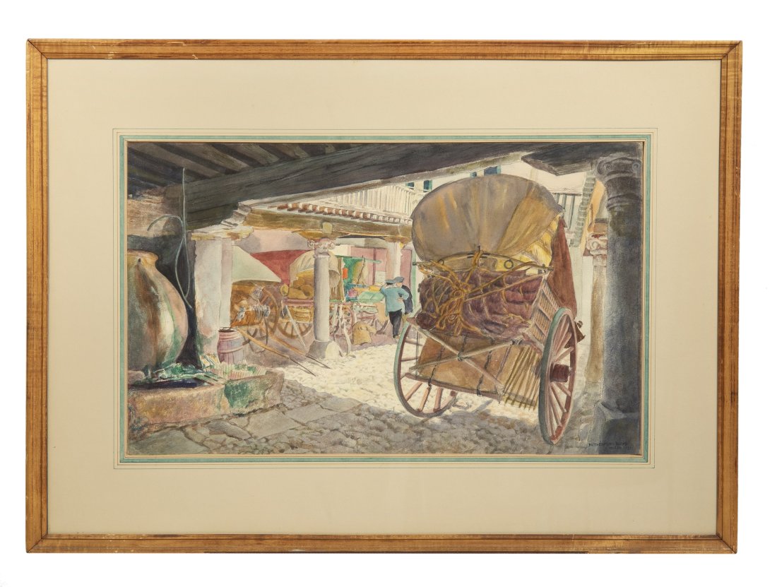 John Rutherford Boyd (American, 1882-1951) Watercolor Painting (1 of 3)