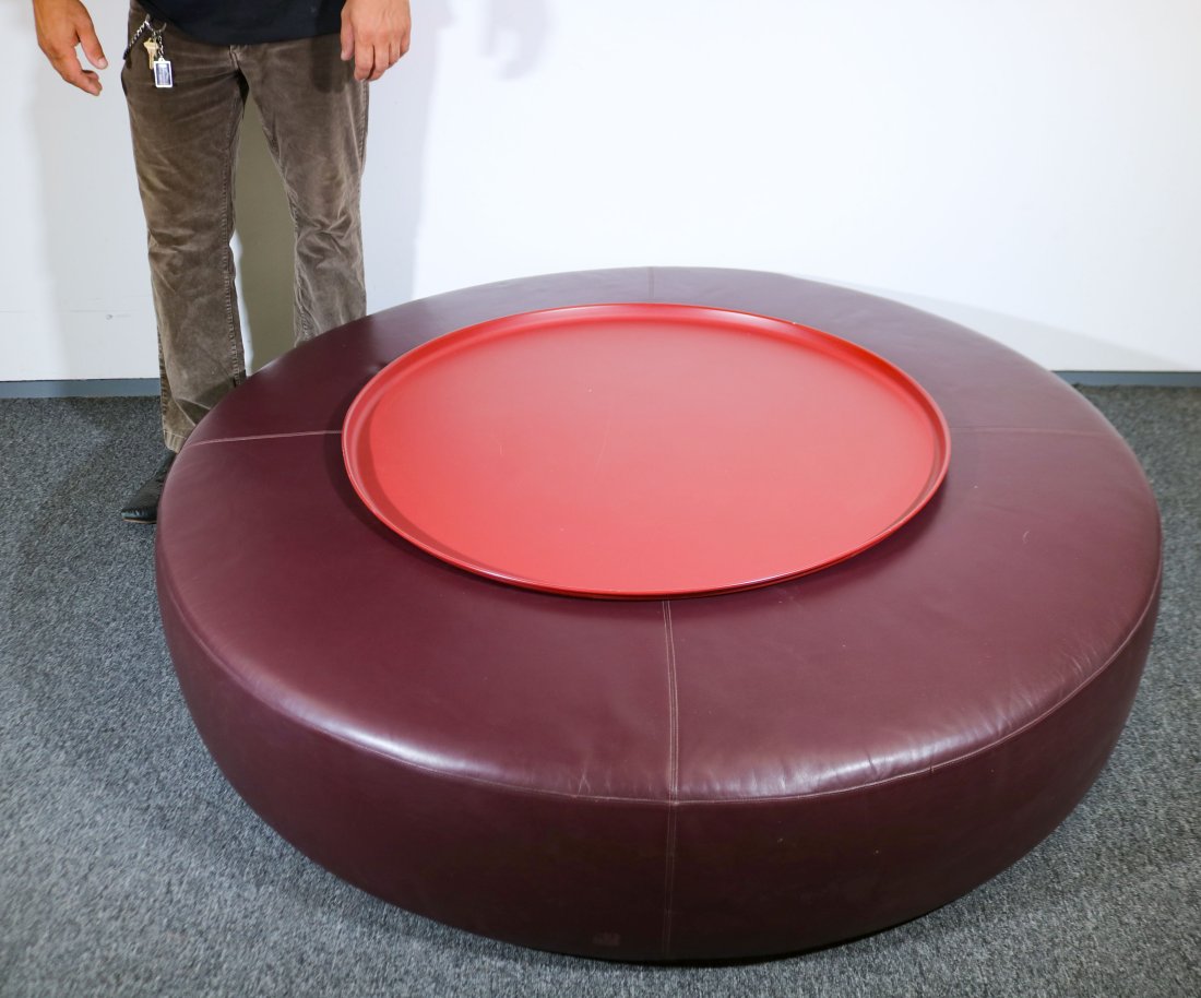 Antonio Citterio B&B Italia Large Harry Ottomon & Tray (1 of 8)