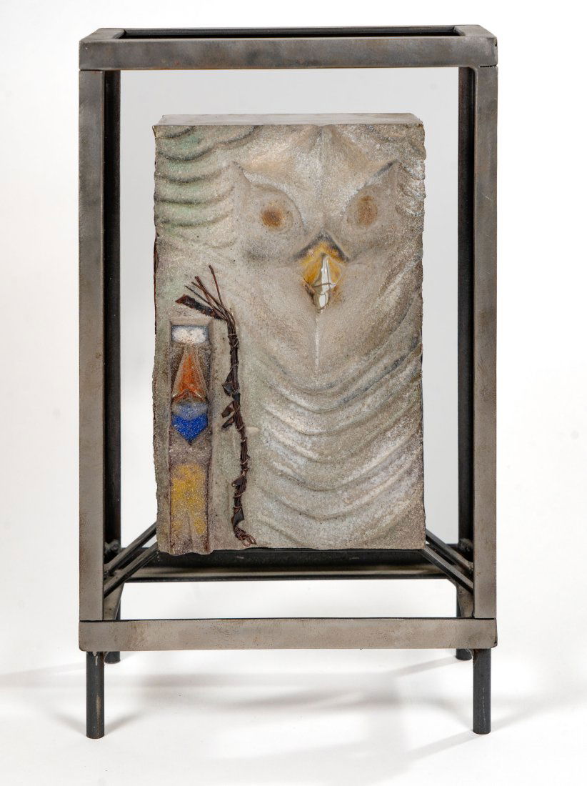 Bob Bellucci  Glass Block Eagle Fetish (1 of 11)