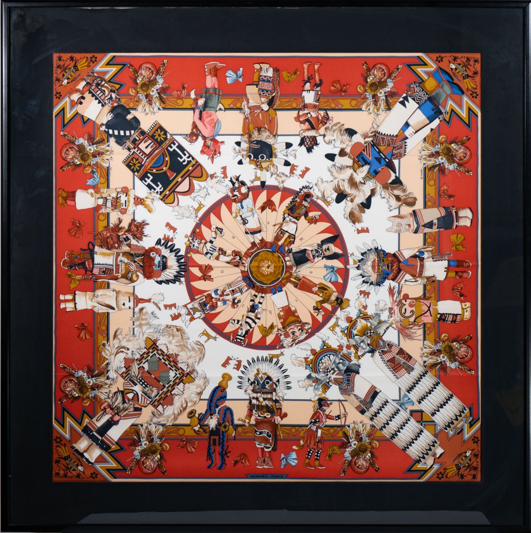 Hermes Scarf "Kachinas Scarf 55" (1 of 9)
