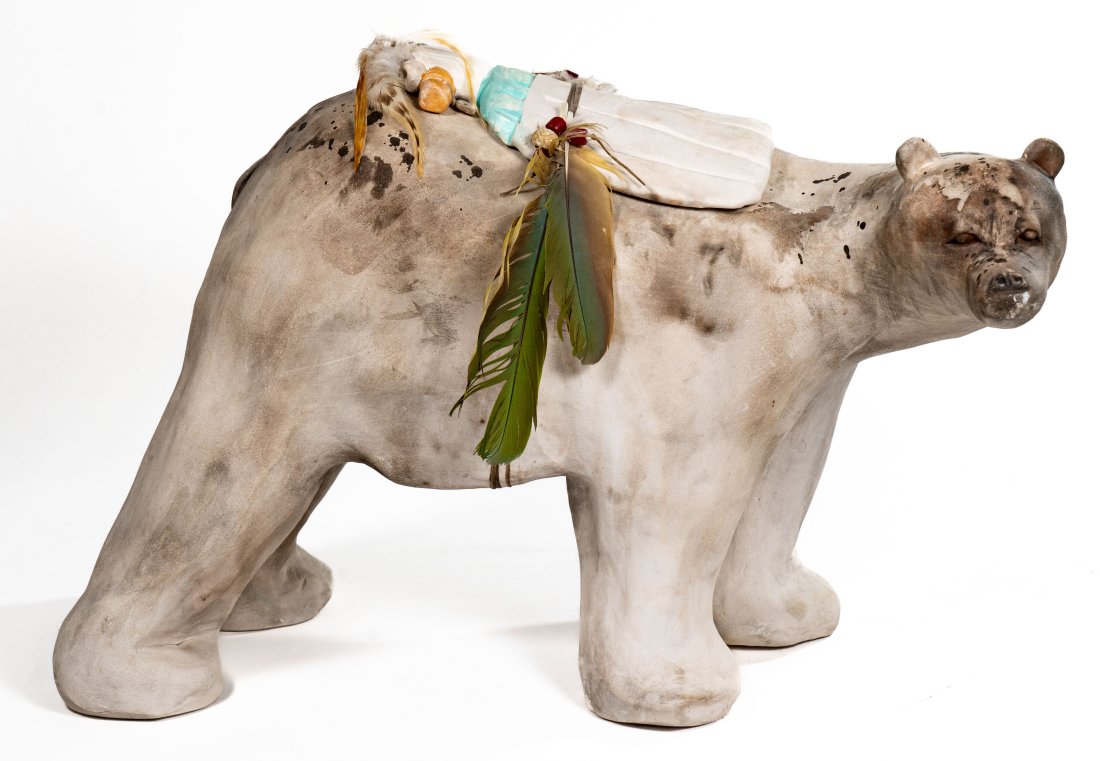 Large Fired Pottery Bear Fetish (1 of 11)