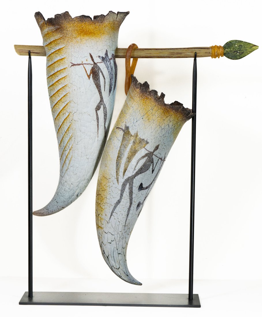 William Morris (American, B. 1957) Glass "Hanging Artifact" (1 of 20)