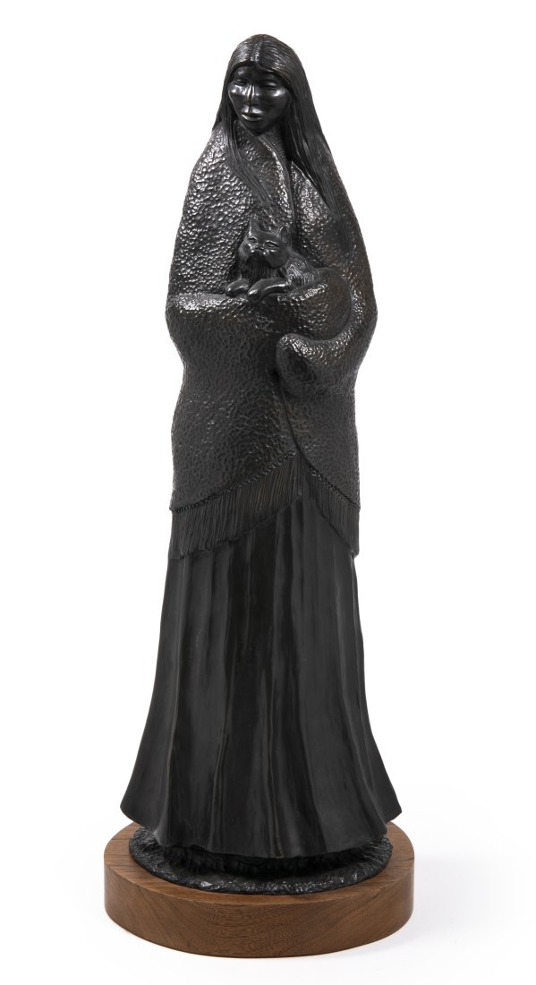 Allan Houser (Apache, 1914-1994) Large Bronze "Companions" (1 of 6)