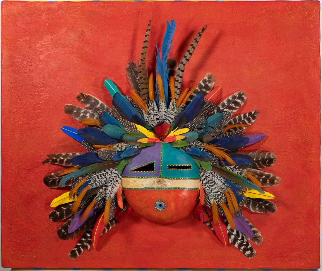 Douglas E Fountain (20th c.) Original Mixed Media "Brave One" (1 of 10)