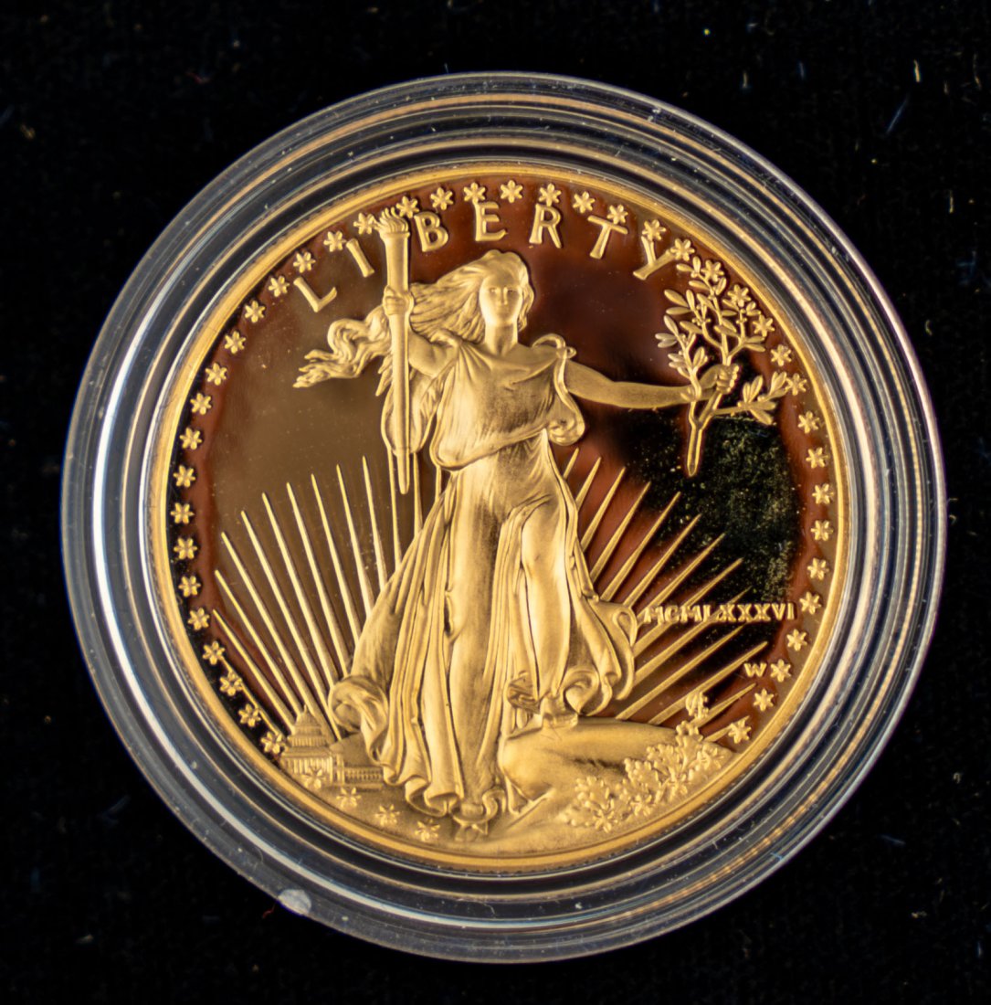 1986 United States $50 Gold Eagle Proof in Packaging - FYOI (1 of 4)