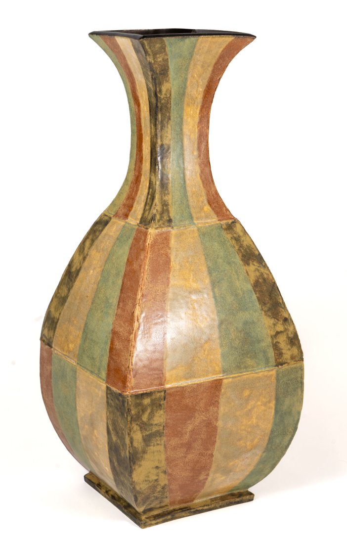 Gary DiPasquale Patchwork Pottery Vase (1 of 4)