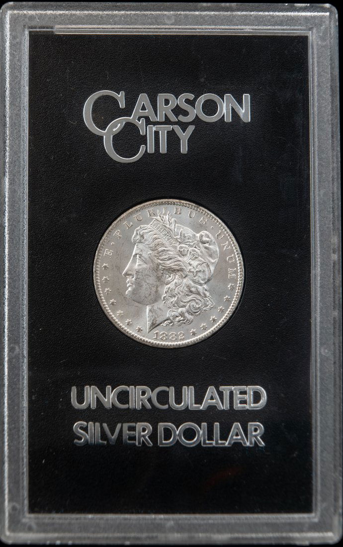 1882-CC United States Morgan Silver Dollar - GSA Hoard (1 of 3)