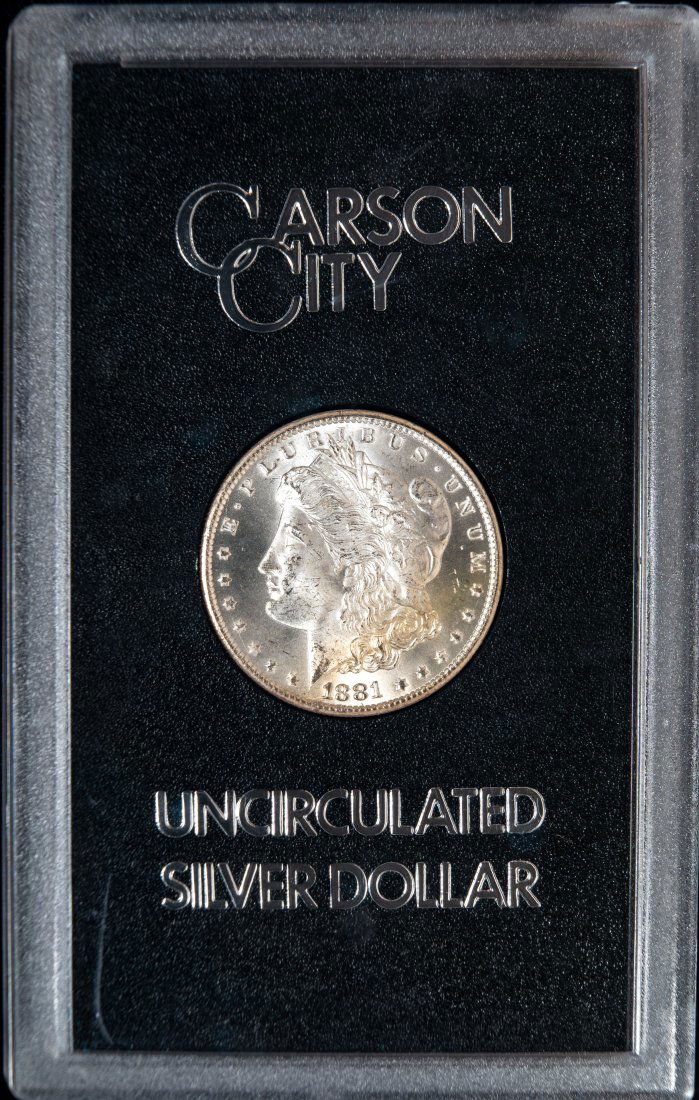 1881-CC United States Morgan Silver Dollar - GSA Hoard (1 of 3)