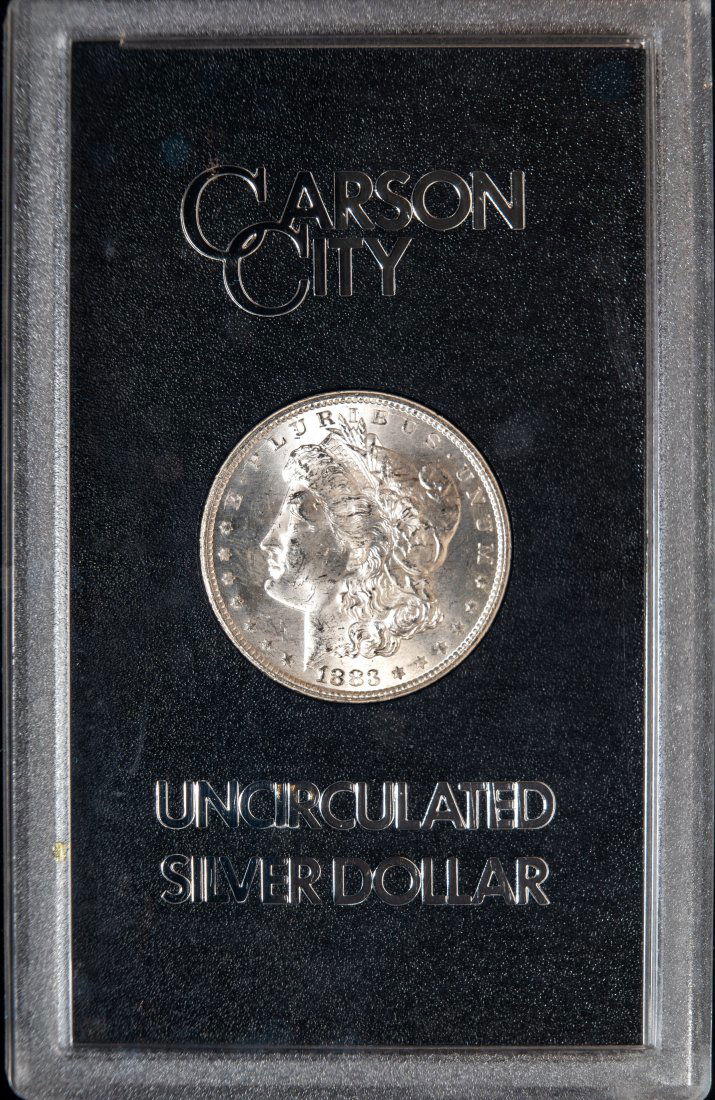 1883-CC United States Morgan Silver Dollar - GSA Hoard (1 of 3)