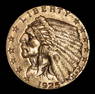 1925 United States $2.5 Indian Head Gold Coin