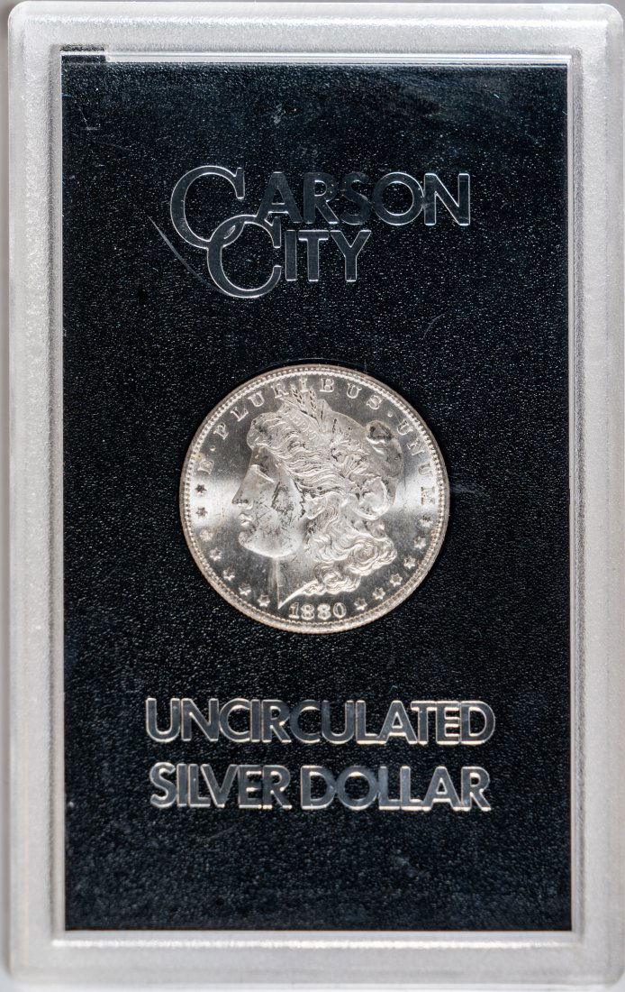 1880-CC United States Morgan Silver Dollar - GSA Hoard (1 of 2)