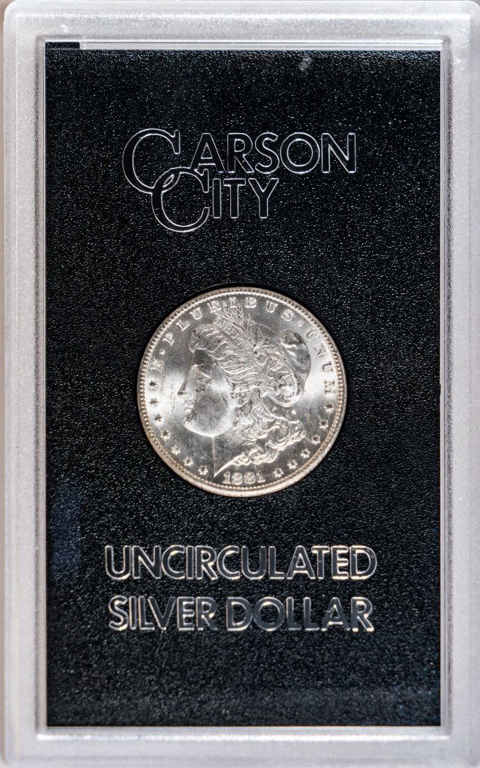 1881-CC United States Morgan Silver Dollar - GSA Hoard (1 of 2)