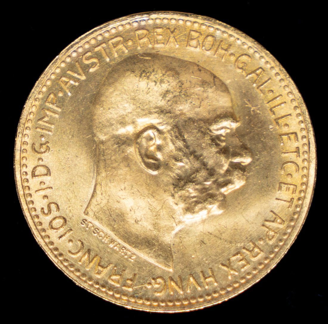1915 Austrian 20 Corona Gold Coin (1 of 2)