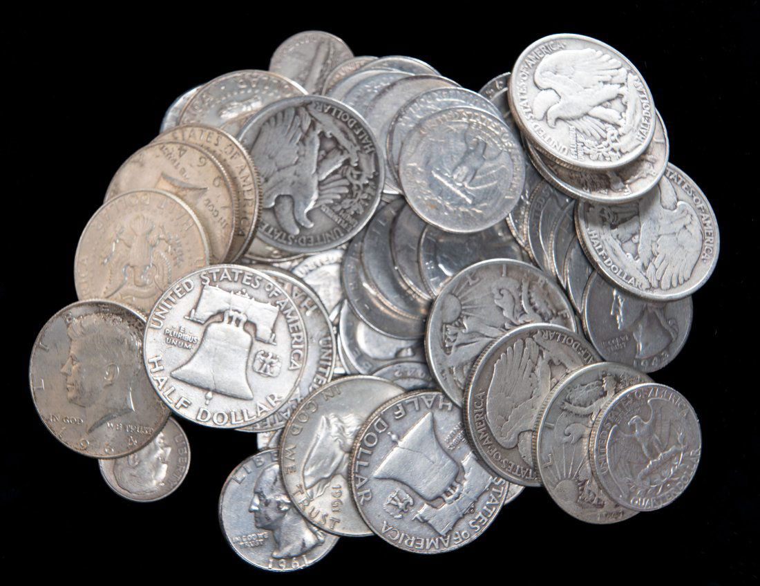 $20 Face Value United States 90% Silver Mixed Coinage (1 of 1)