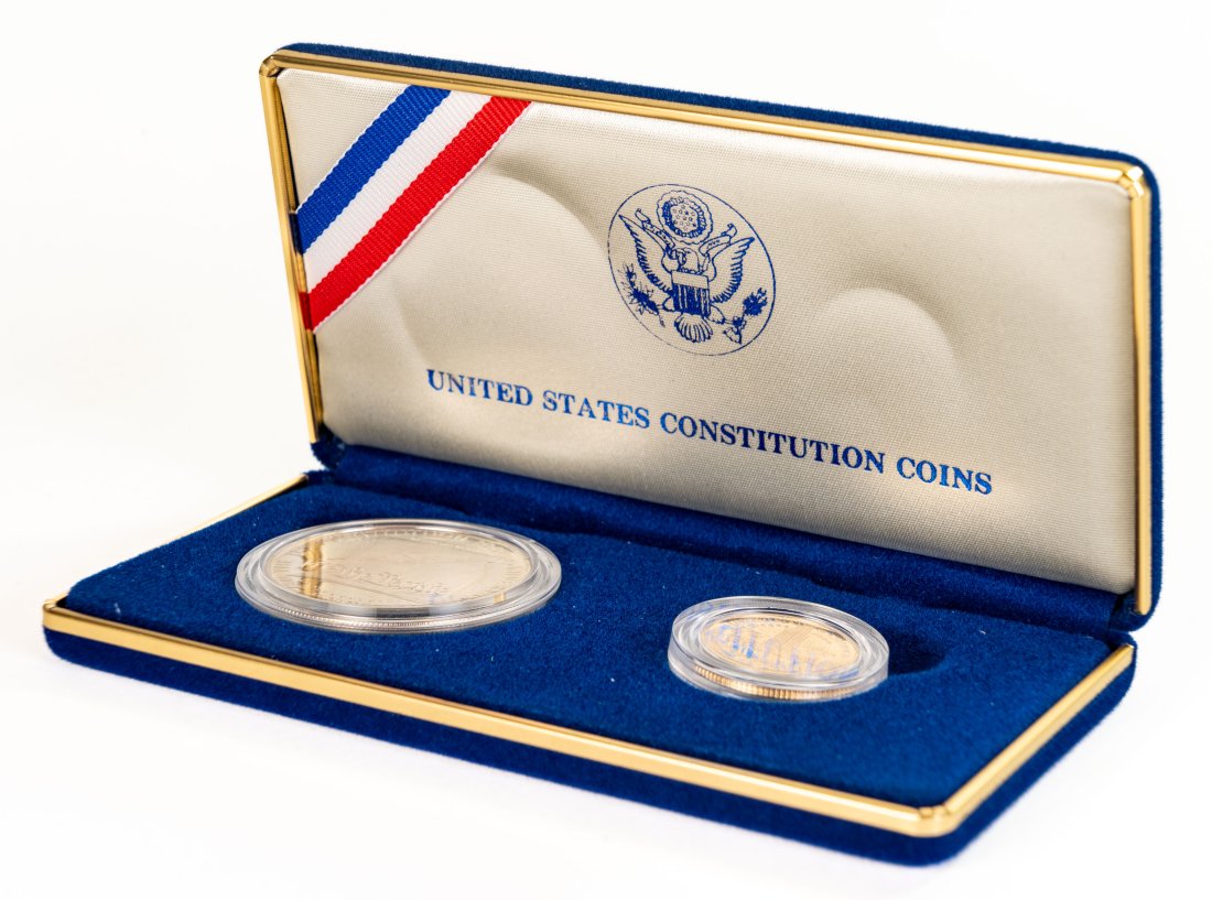 1987 United States Constitution Gold & Silver Proof Set (1 of 4)