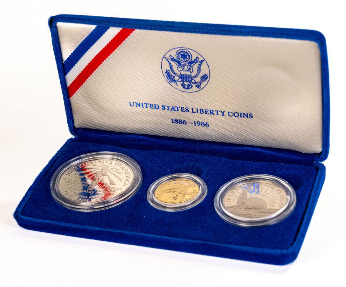 1986 United States Liberty Gold & Silver Proof Set (1 of 4)