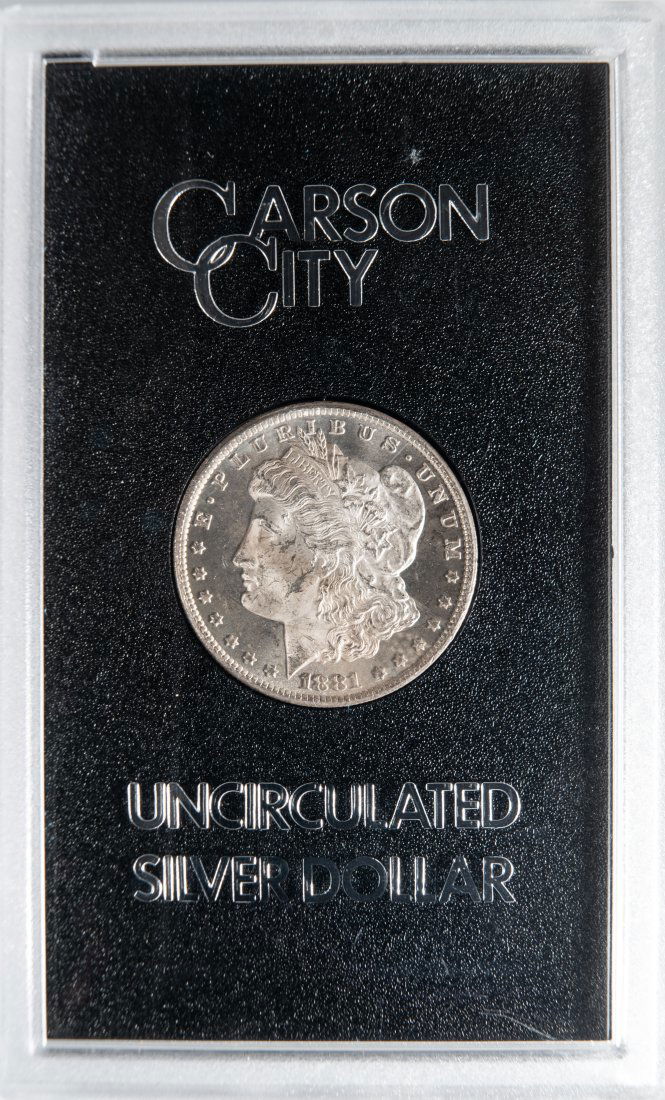 1881-CC United States Morgan Silver Dollar - GSA Hoard (1 of 2)