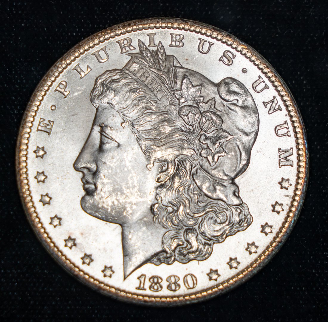 1880-CC United States Morgan Silver Dollar - UNC (1 of 2)