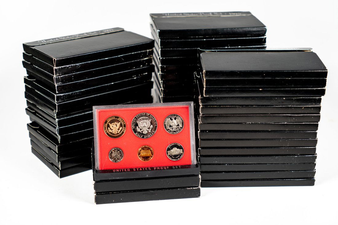 Fifty-Three (53) Mixed Date United States Proof Sets (1 of 2)