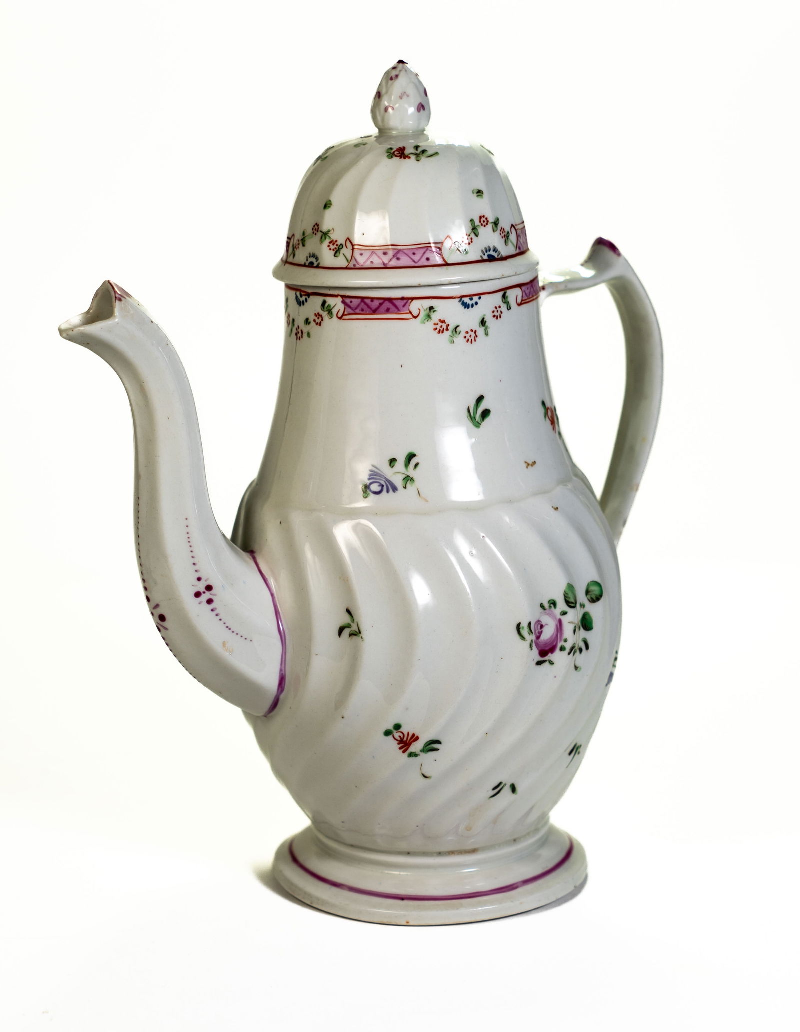 Antique 18th Century Chinese Export Porcelain Teapot (1 of 8)