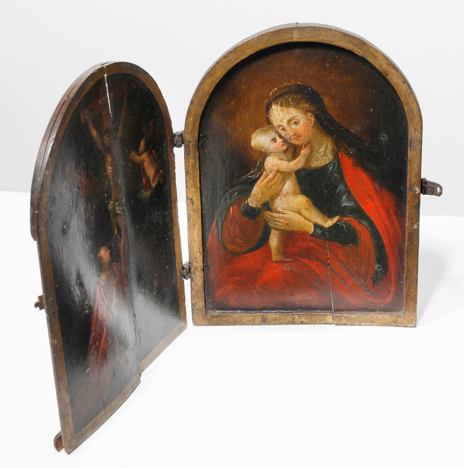 18th Century Old Master Diptych Painted Panels (1 of 7)